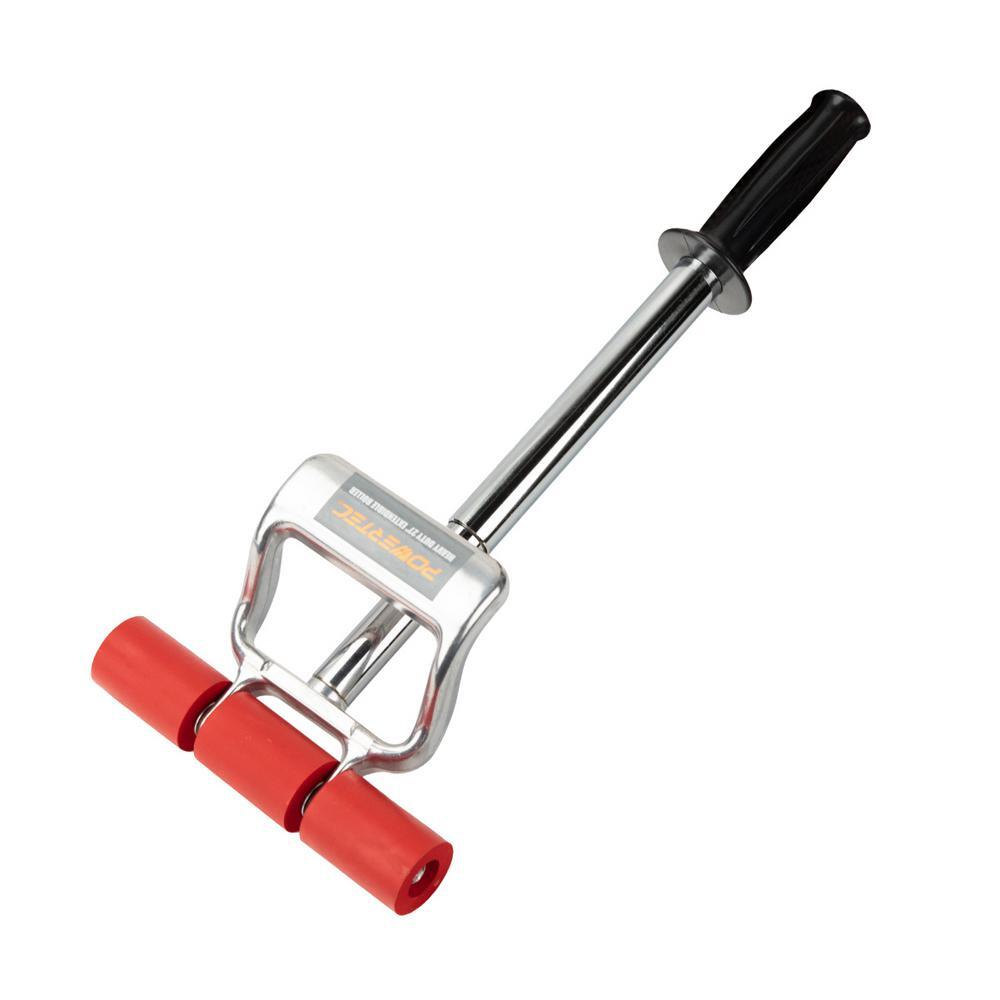 POWERTEC Extendible Roller Heavy-Duty Die-Cast Leverage Handle 27 in. Depth