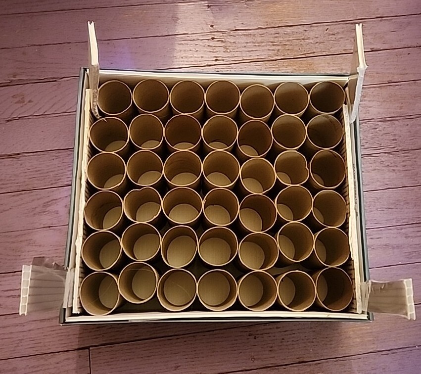 Toilet Paper Rolls ~ 40 + Empty ~ Clean ~ Assorted
