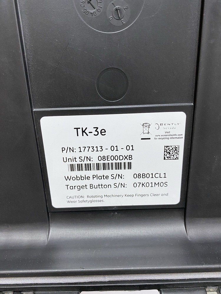 BENTLY NEVADA TK-3E PROXIMITY SYSTEM TEST KIT PN:177313-01-01