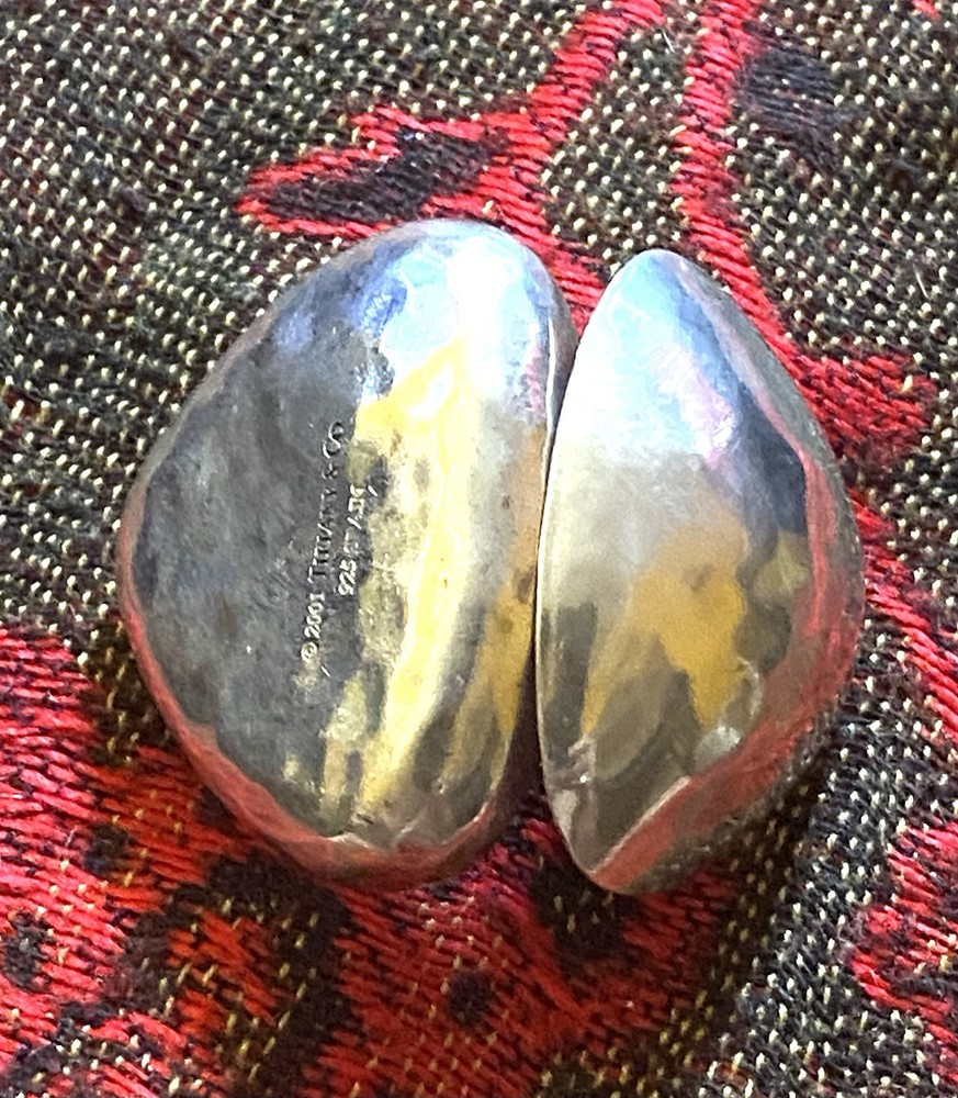 Tiffany&co Sterling Silver Pillbox Hammered