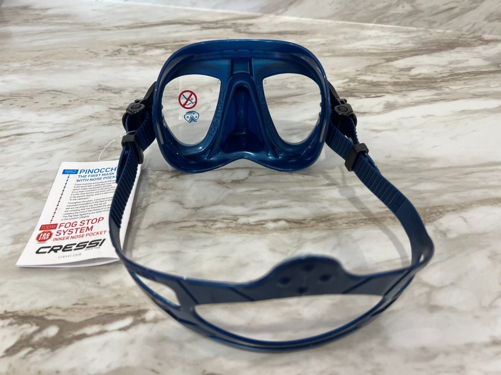 Cressi Calibro Mask - Blue Nery - Open Box/Returned