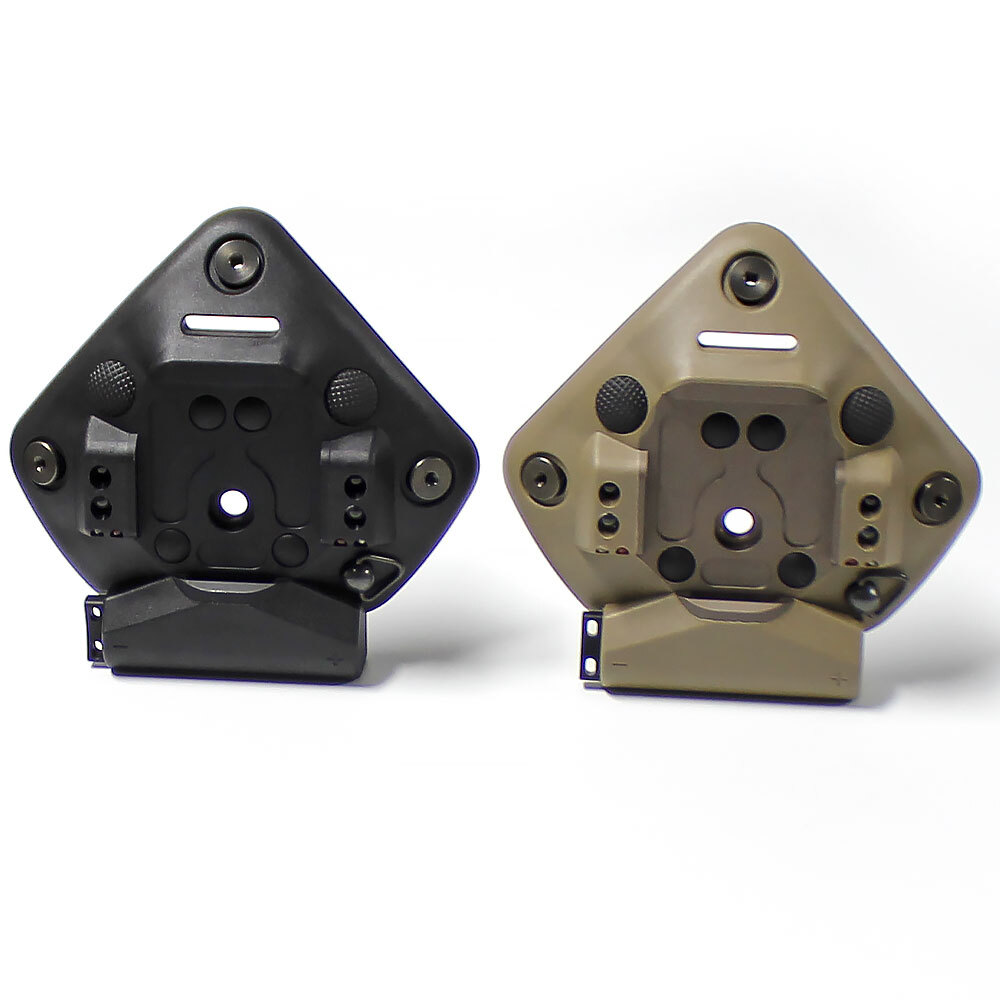 Tactical Universal NVG Shroud Integrated Light Array Mount US Military Helmets