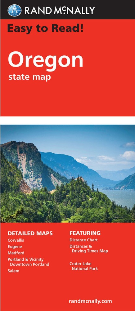 Rand McNally State Map: Oregon from 2013