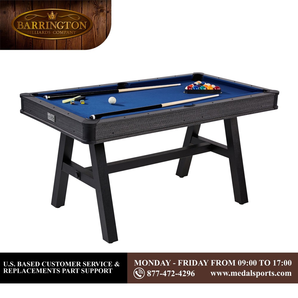 Barrington 60 Arcade Billiard Compact Design Pool Table Accessories Small Spaces
