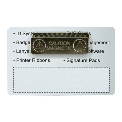 Super Strong Name Tag Magnetic - Magnetic ID Badge Holder with Sticky Back