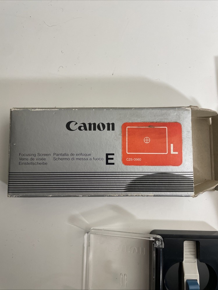 Canon Focusing Screen E Type L Grid in Original Box for EOS 620, EOS 650