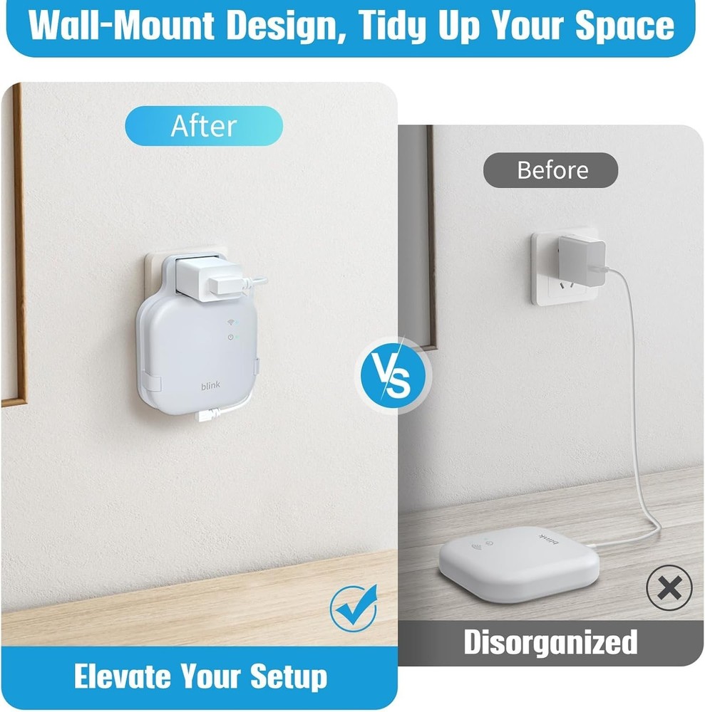 256GB Micro SD Card & Outlet Wall Mount for Blink Sync Module XR