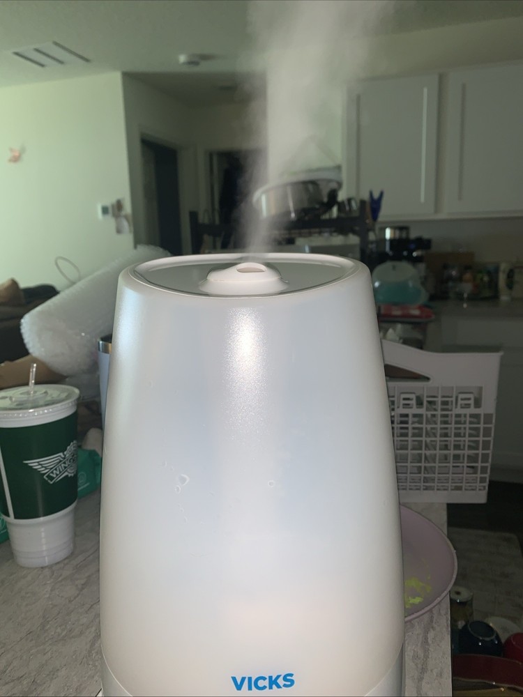 Vicks FilterFree Plus Cool Mist Plus Humidifier (VUL565), Medium Room...