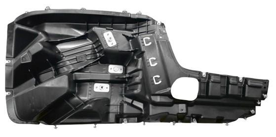 For INTERNATIONAL LT BUMPER END Right ,  US