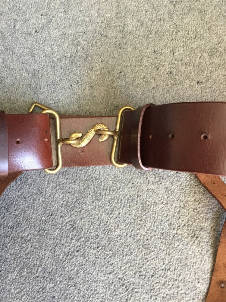 1914 Pattern Leather Belt