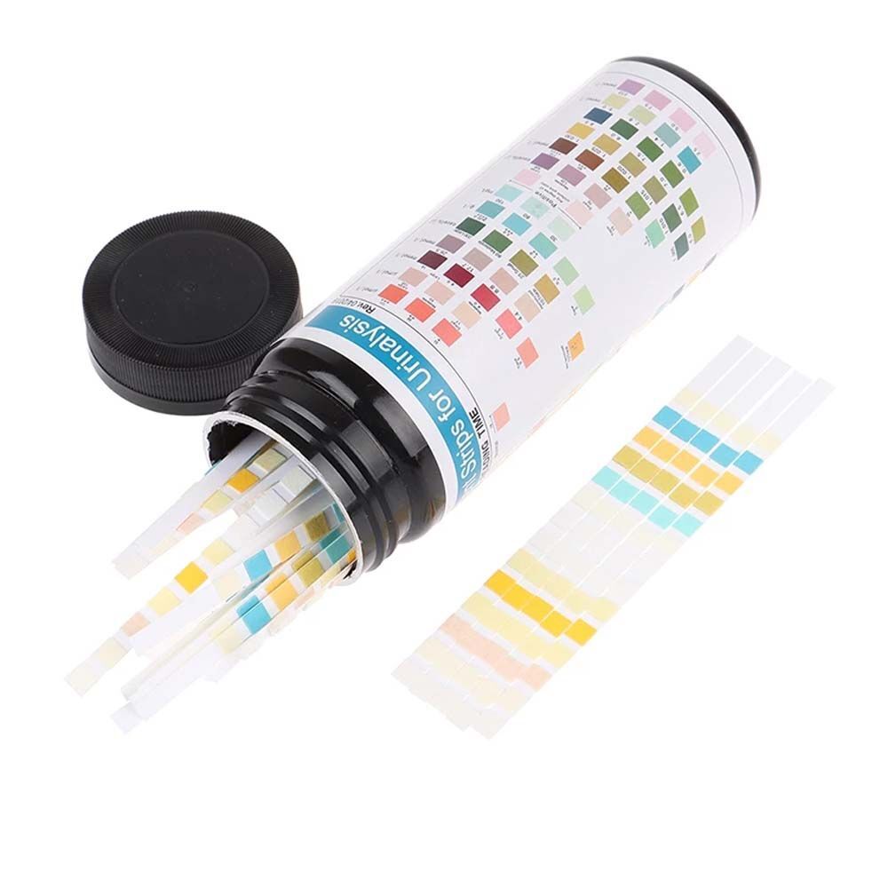 1Box 14-in-1 Urinalysis Test Strips 14 Parameter PH Test Strips for Leukocytes