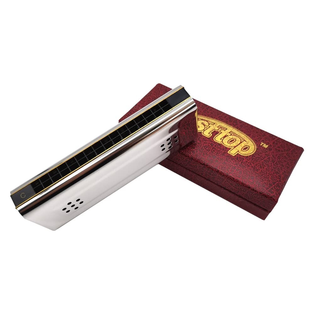 Easttop 16Hole Double-sided Double-tone Harmonica Advanced Ctone Gtone Harmonica