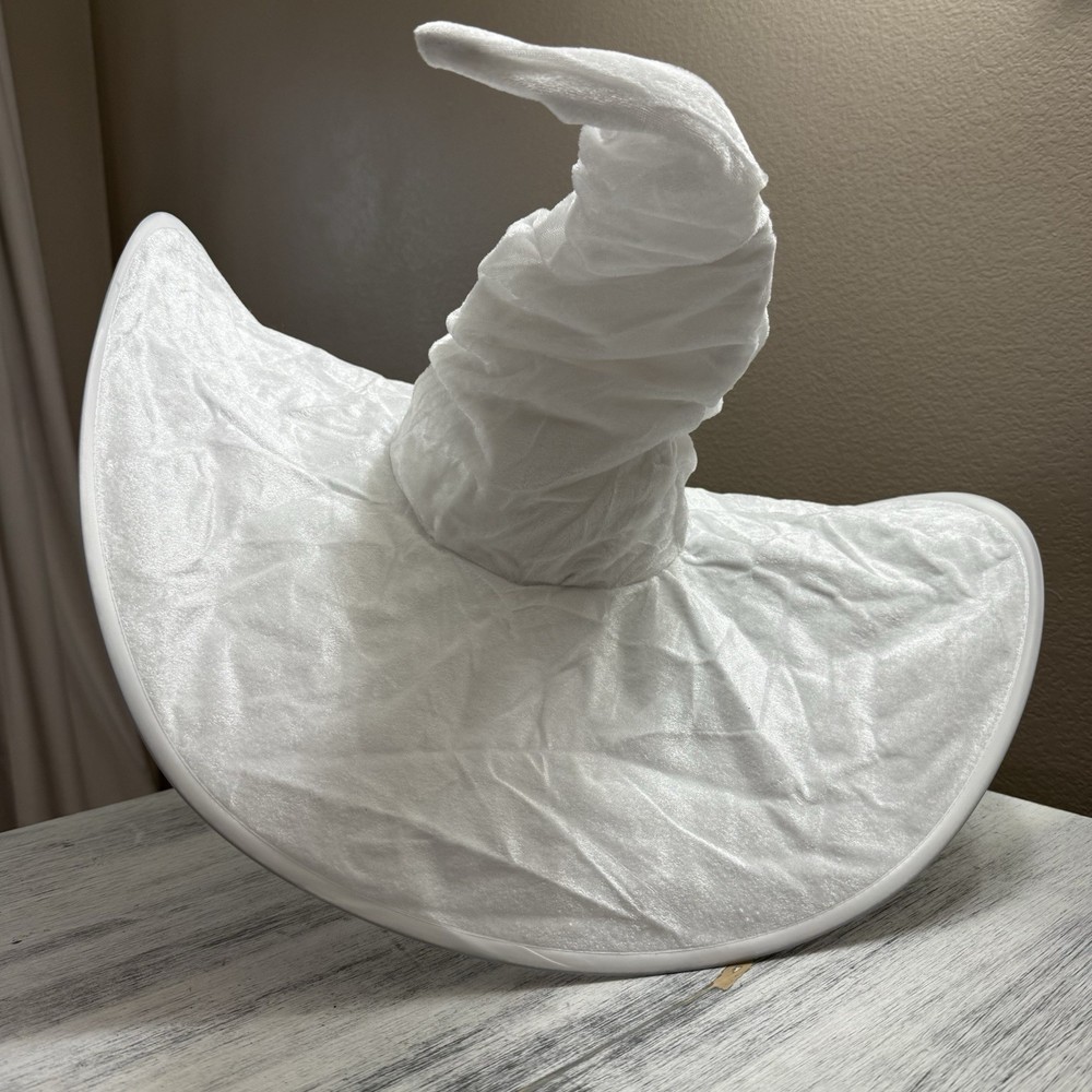 Large White Halloween Witch Hat
