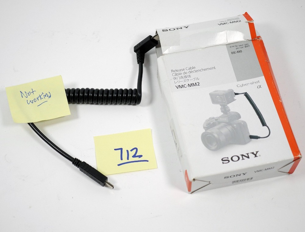 Sony VMC-MM2 Multiport Coiled Release Cable NOT WORKING
