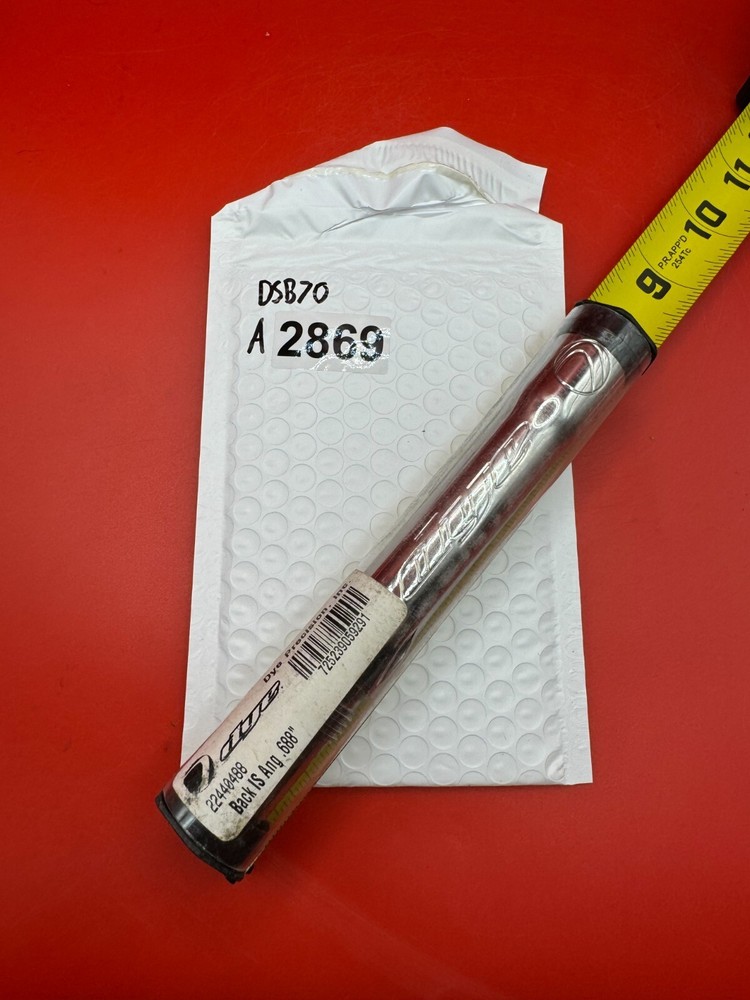 Dye SS Angel Threaded .688 Paintball Barrel Back - Silver