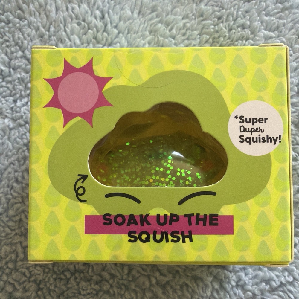 J'ADORE Glitter Cloud Super Duper Squishy neon yellow