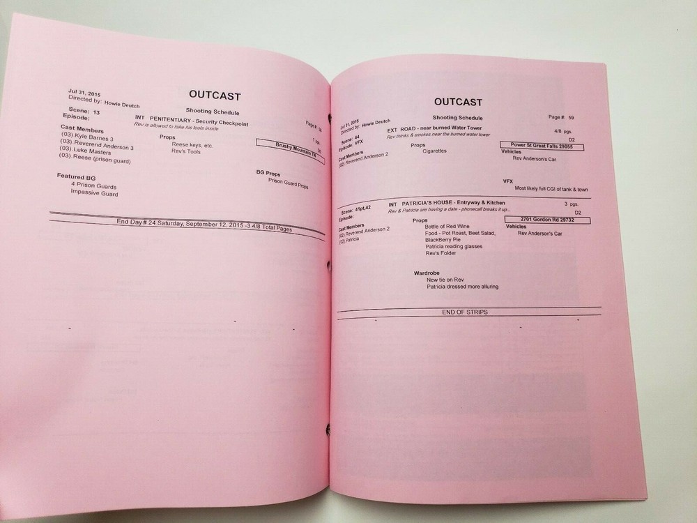 OUTCAST / Jeff Vlaming, 2015 Horror TV Script "(I Remember) When She Loved Me"