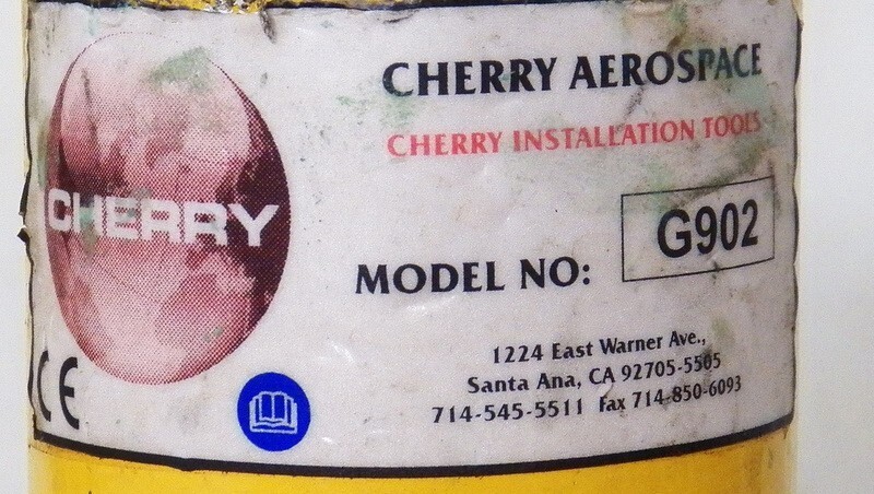 Aircraft Tools - Cherry Lightweight Nut Plate Riveter G902 ..............(3-2-4)