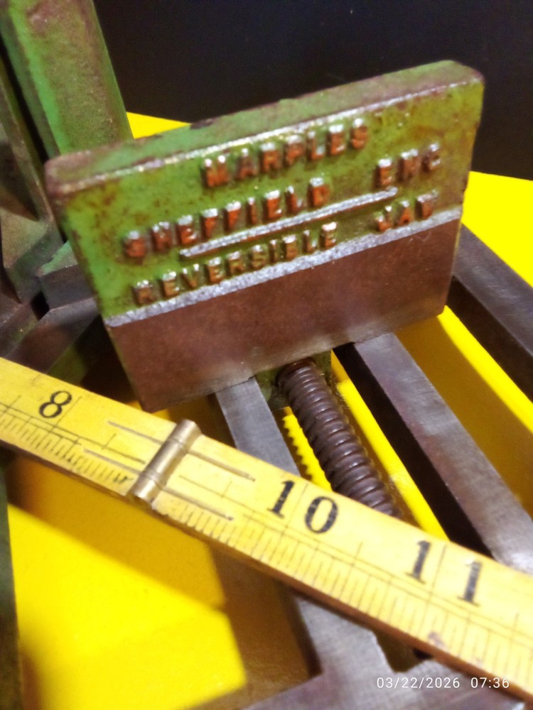 MARPLES MITRE BLOCK - REVERSIBLE JAWS; VINTAGE TOOLS. SHEFFIELD. MARPLES TOOLS.