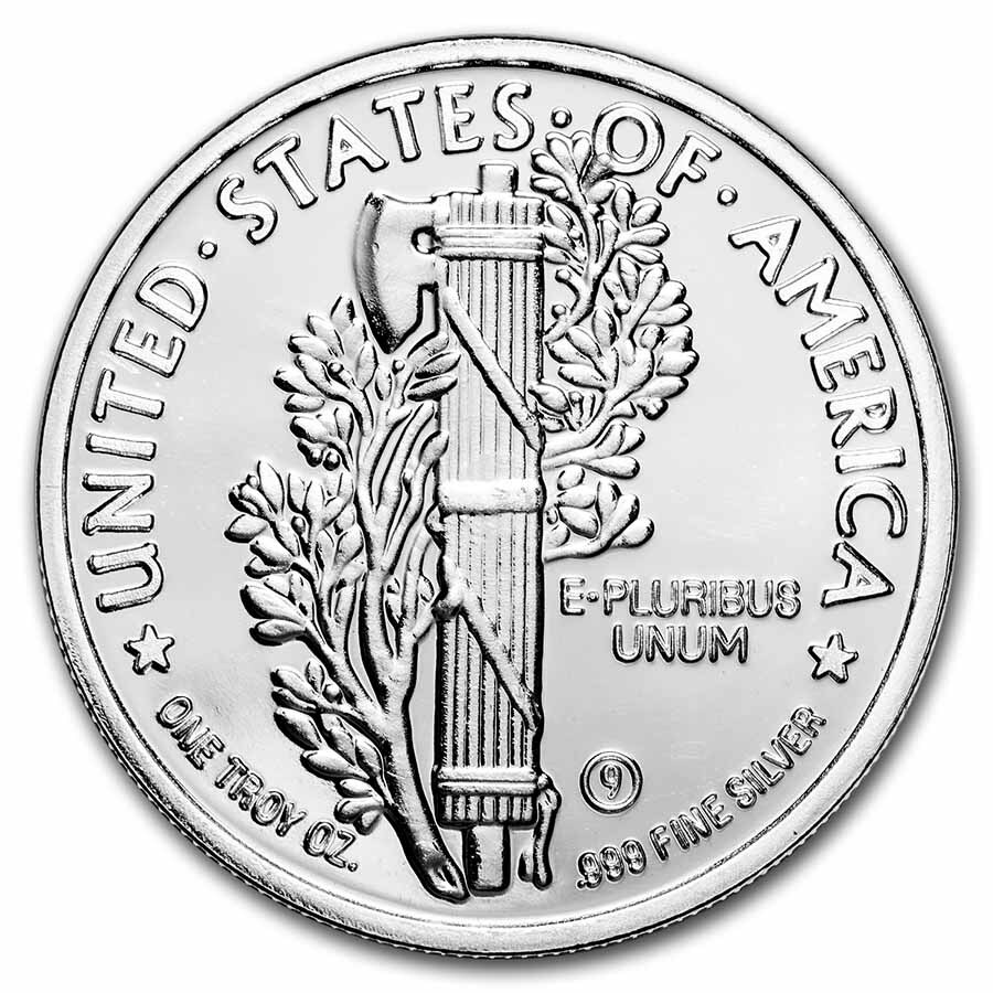 1 oz Silver Round - Mercury Dime