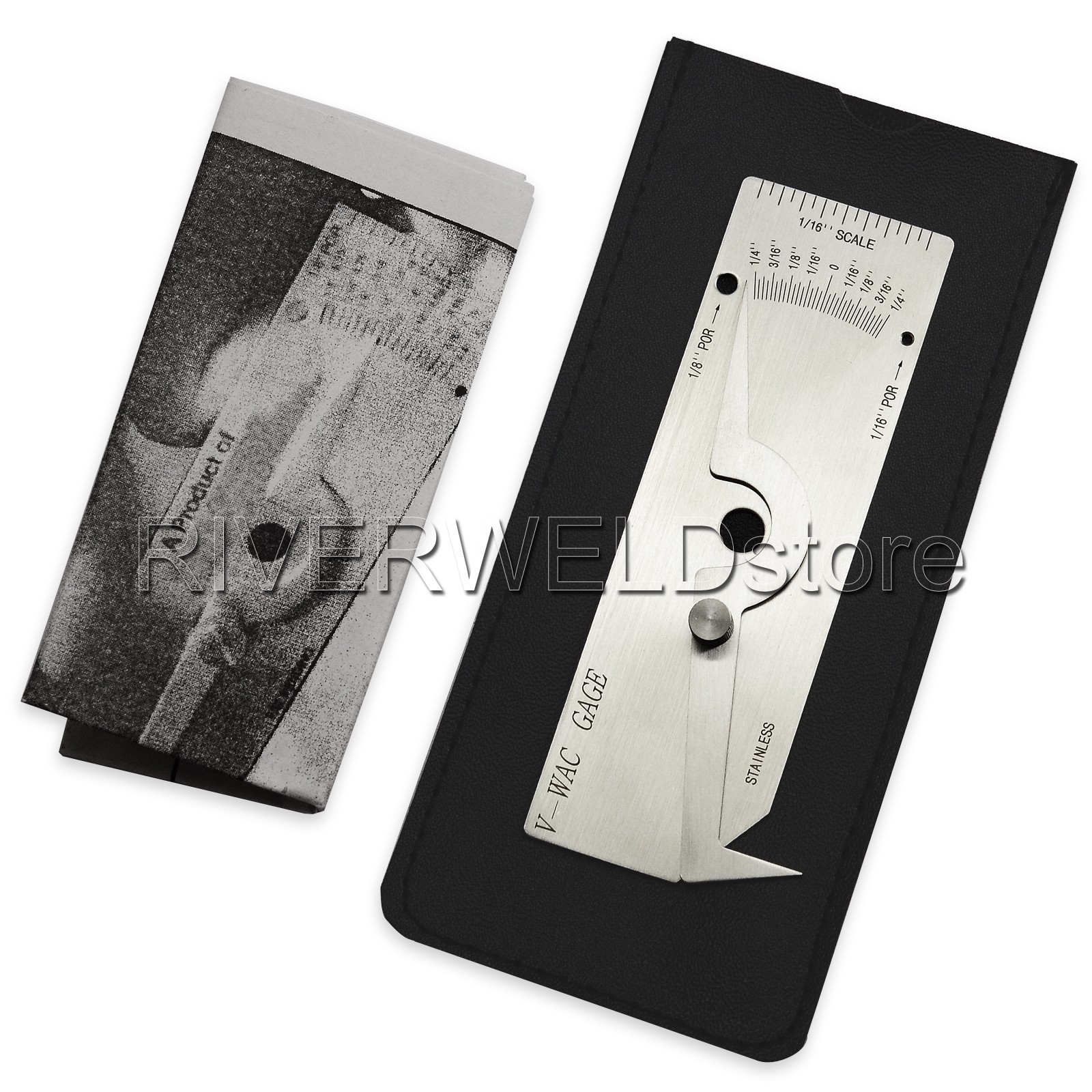 V-WAC GAGE Single Weld Gauge of Welding Inspection Gauge Inch Stainless Steel