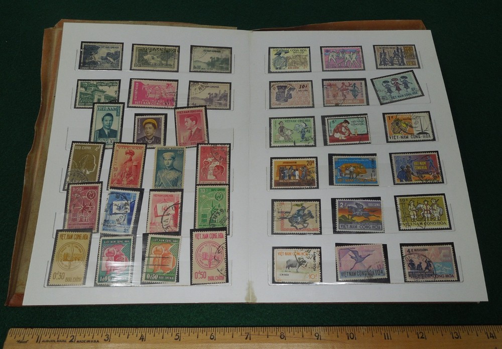Vietnamese Stamp Album Vietnam Old Collectible Stamps, War Era, & Pre & Post War