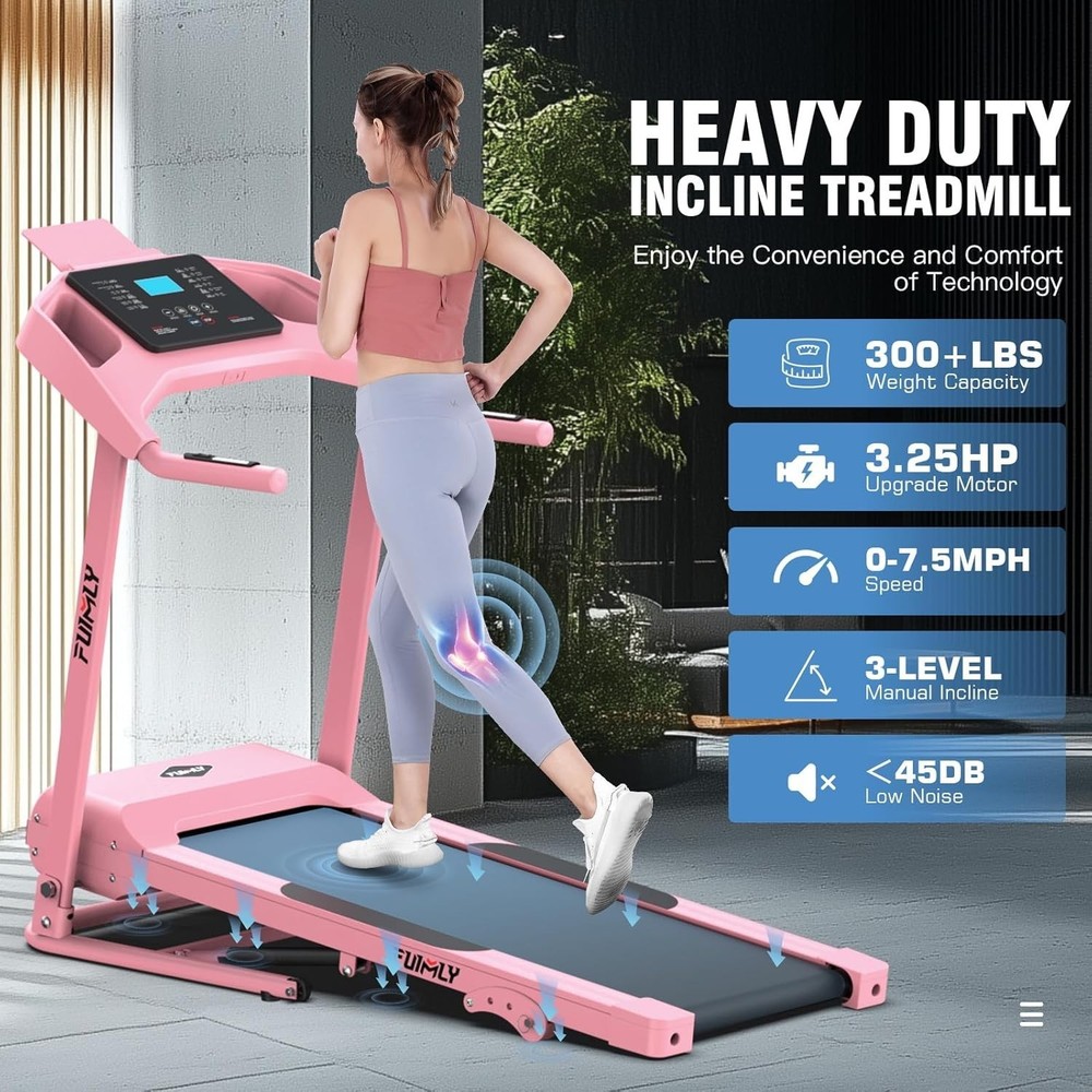 Multifunctional Treadmill Powerful Yet Quiet Performance 3.5HP Treadmill Machine