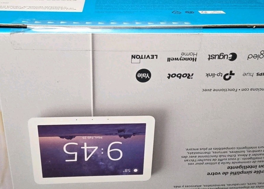 Amazon Echo Hub 8" Smart Home Control Panel with Alexa White Model G6A87E