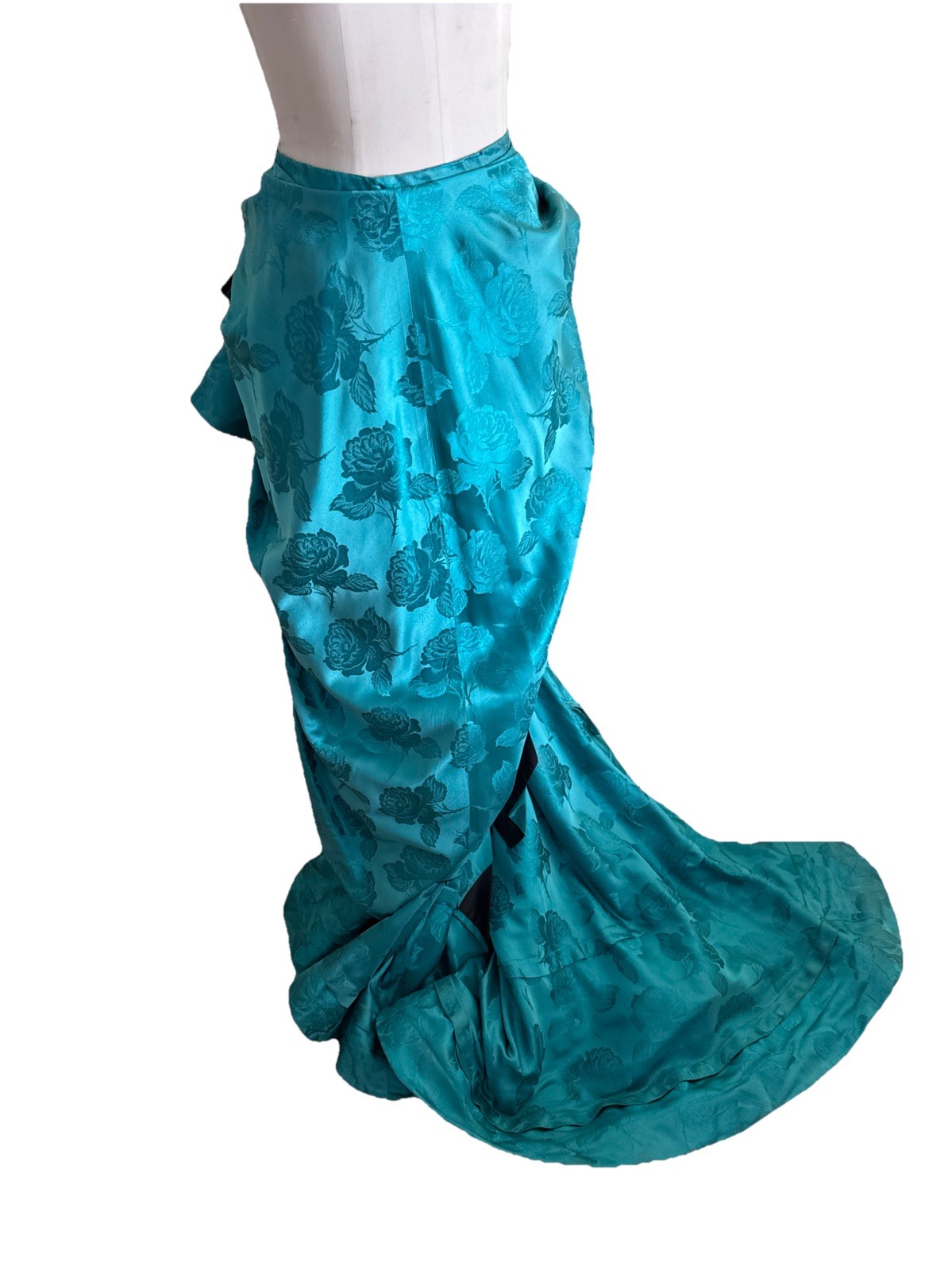 Vintage Hollywood Costume Polonaise Bustle Back Victorian Skirt