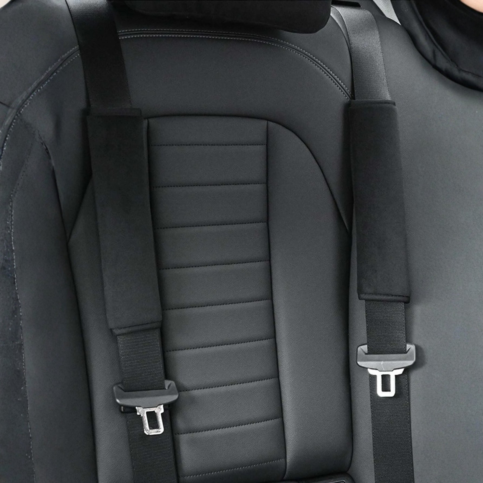 2P Comfortable Seat Belt Covers Auto Shoulder Soft Plush Pad Car Accessories NEW