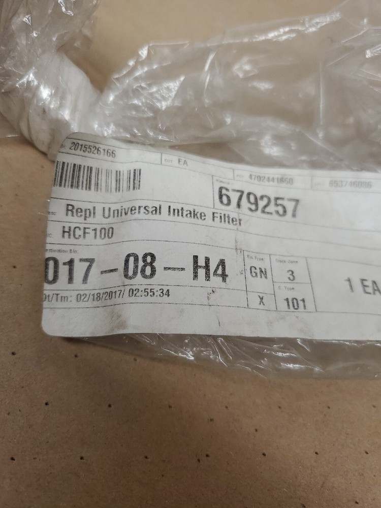 HCF100 Replacement Devilbiss Intake Universal Filter 679257