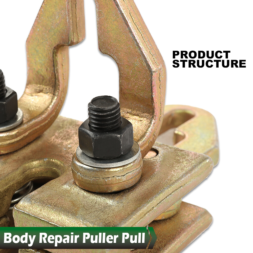 5 Ton Self-Tightening Frame Auto Body Repair Pull Back Clamp Puller Dent Tool