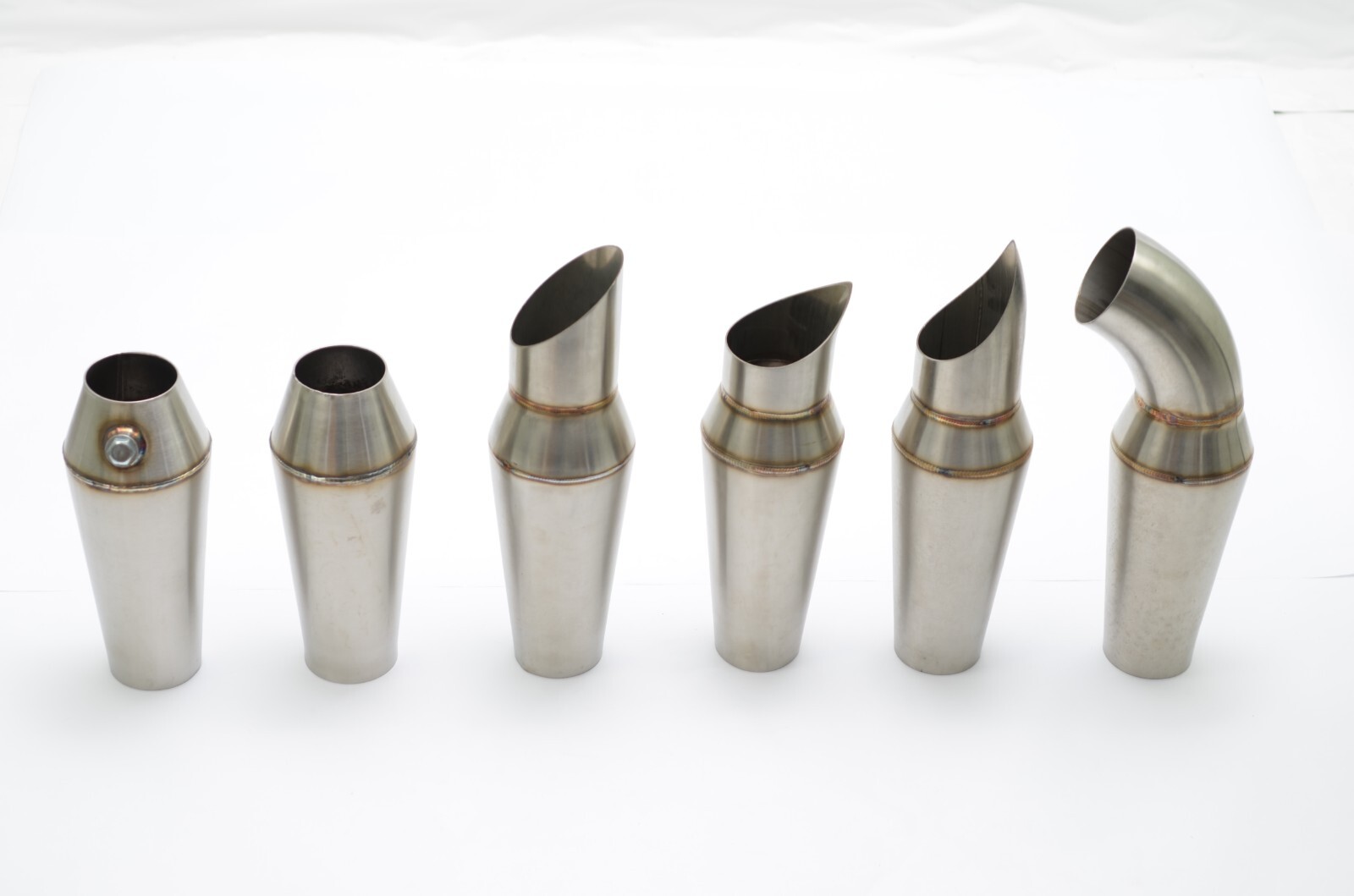 1320 3 inch megaphone Stainless Reverse Cone collector blast pipe BOSOZOKU V3