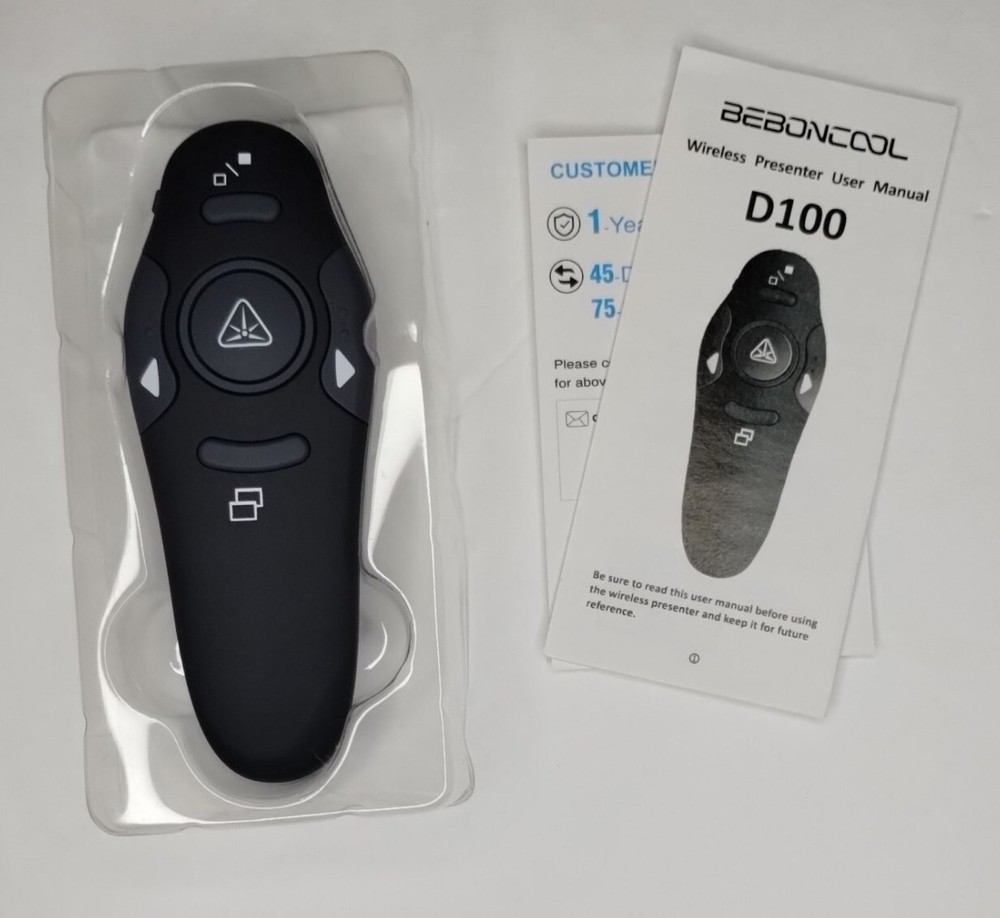 BEBONCOOL Wireless Presenter 2.4GHz USB