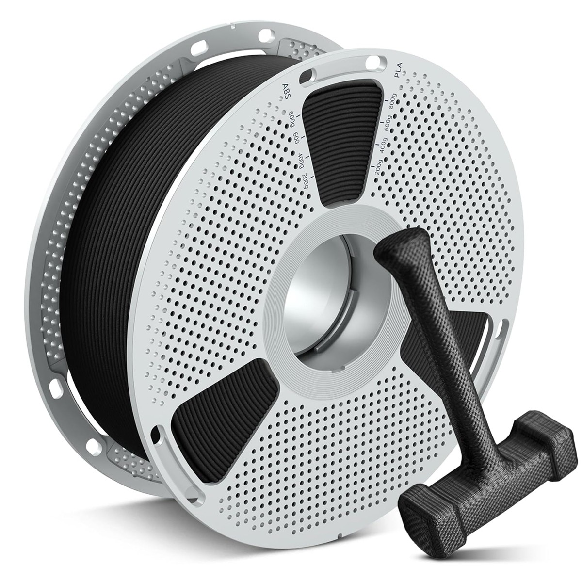 SUNLU Black PA6-CF 3D Printer Filament 1.75MM 1KG Carbon Fiber Nylon Filament