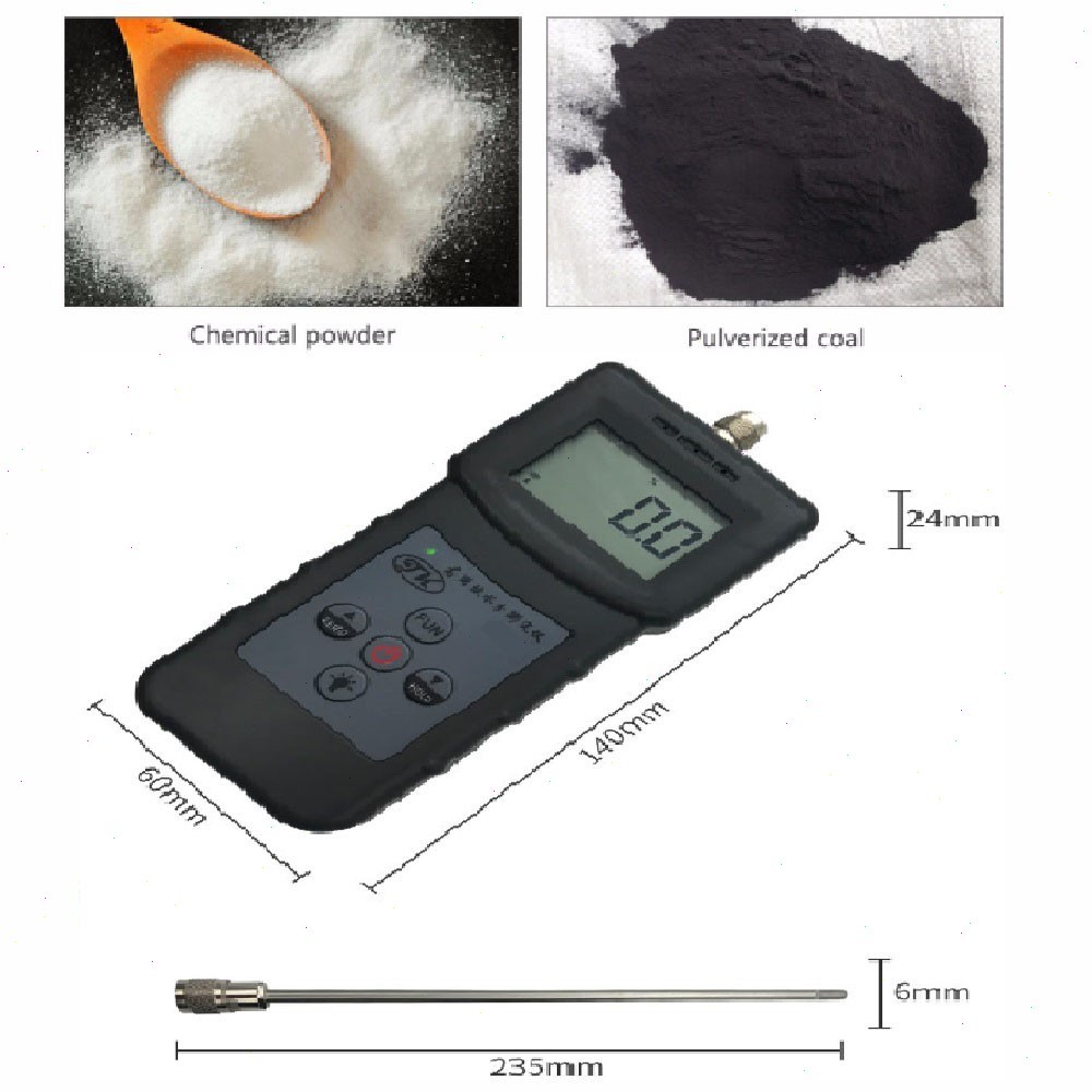 Coal Moisture Content Meter for Powder Materials with Measuring Range 0-80%