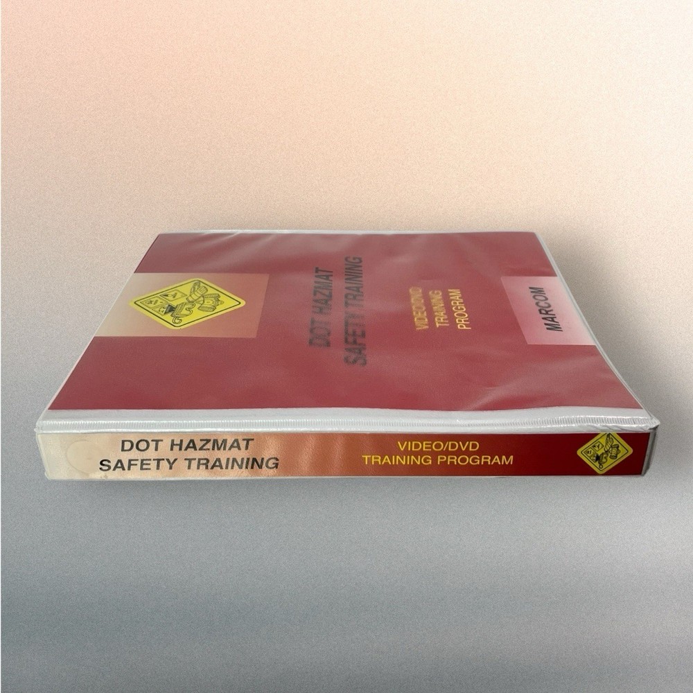 Marcom DOT Hazmat Safety Training Video/DVD Training Program, Shipped Next Day..
