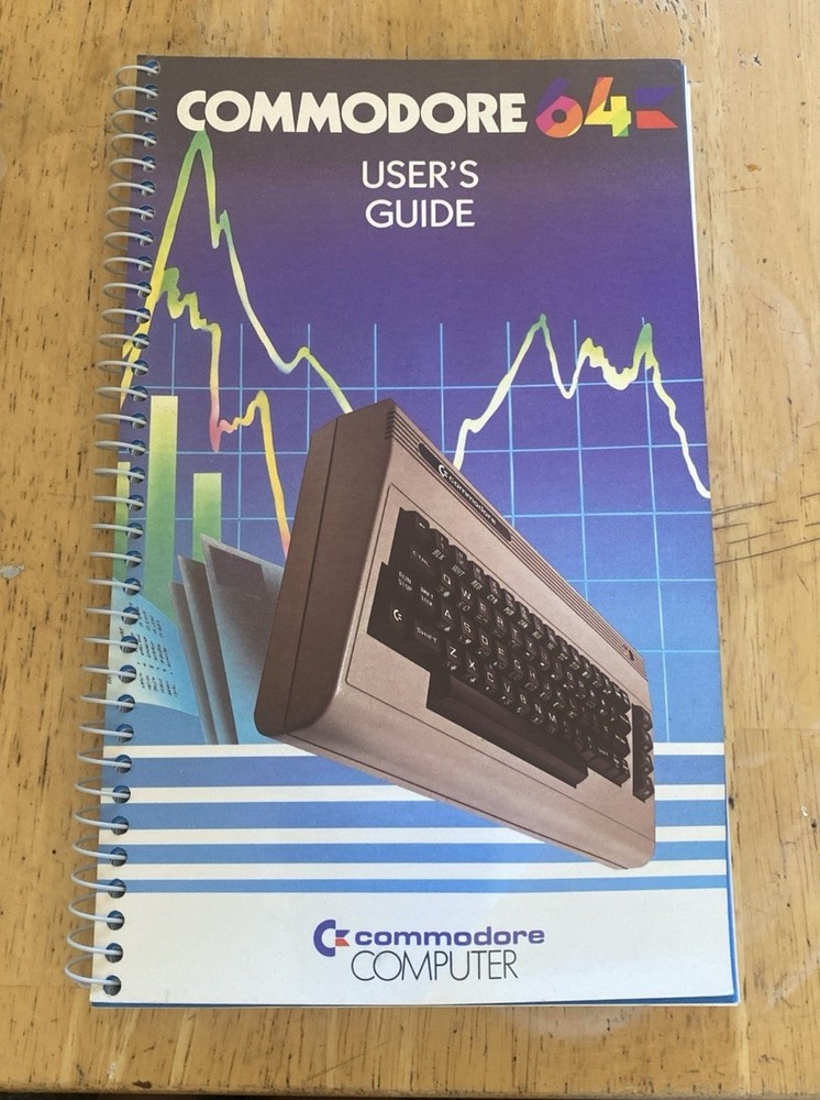 EXCELLENT CONDITION Vintage Commodore 64 User's Guide Book First Edition 1984
