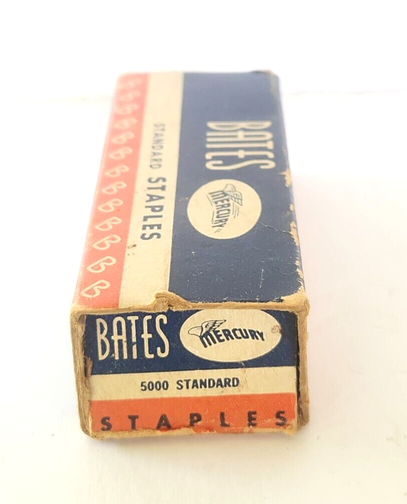 Vintage BATES Stapler Office BOX ONLY