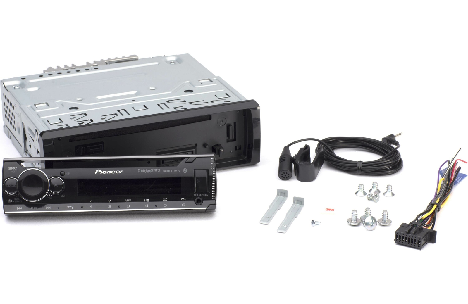 Pioneer DEH-S6220BS 1-DIN Bluetooth Car Stereo CD Player Receiver