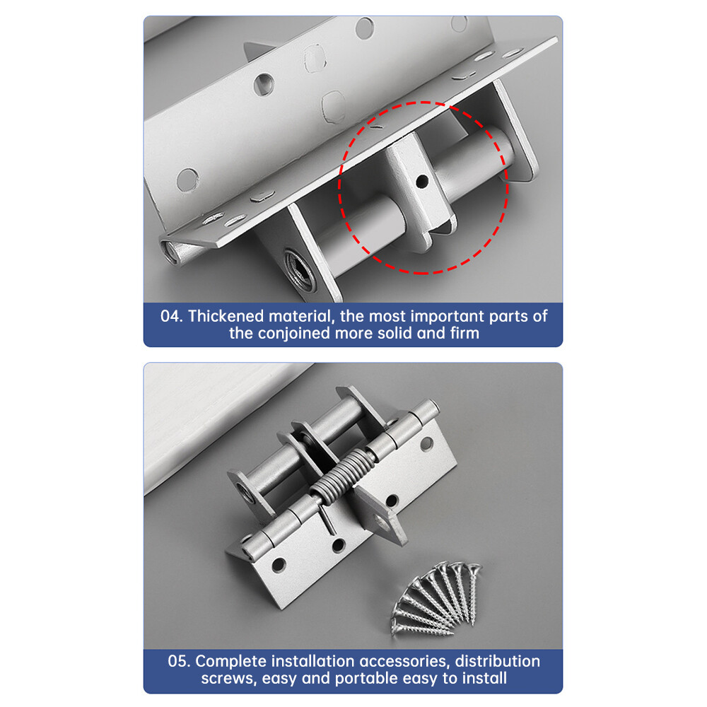 Self-Closing Door Hinge Spring Positioning Hinge Door Closer Automatic Closing