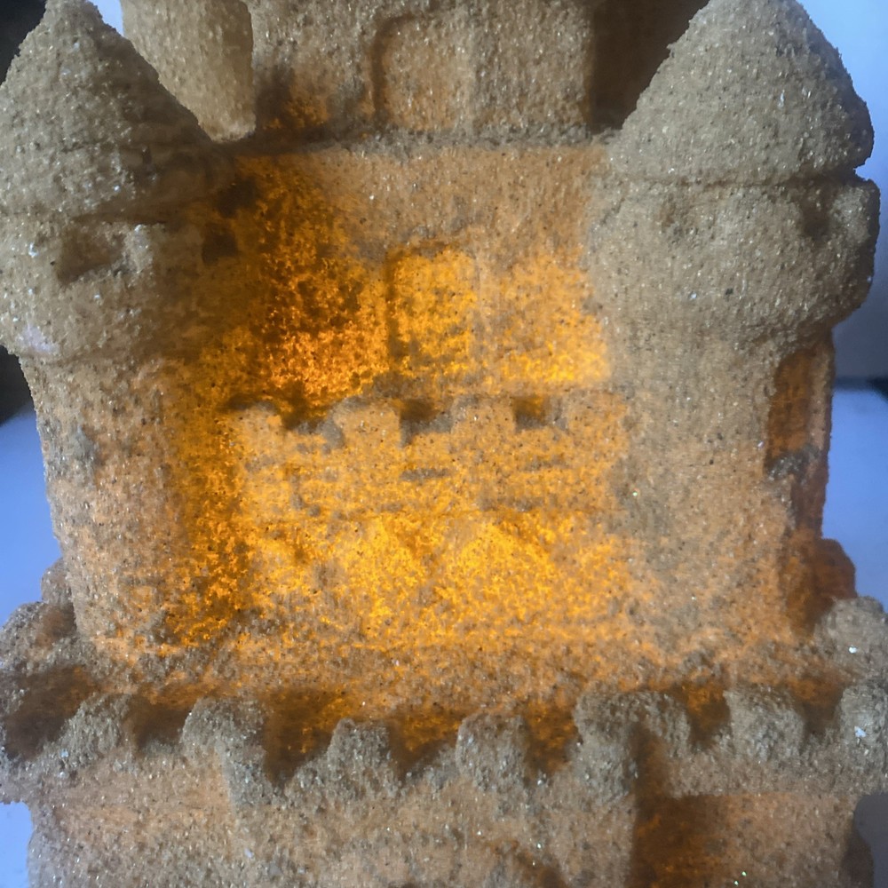 Sandcastle Nightlight Battery Operated Sand Light Timer Lighted