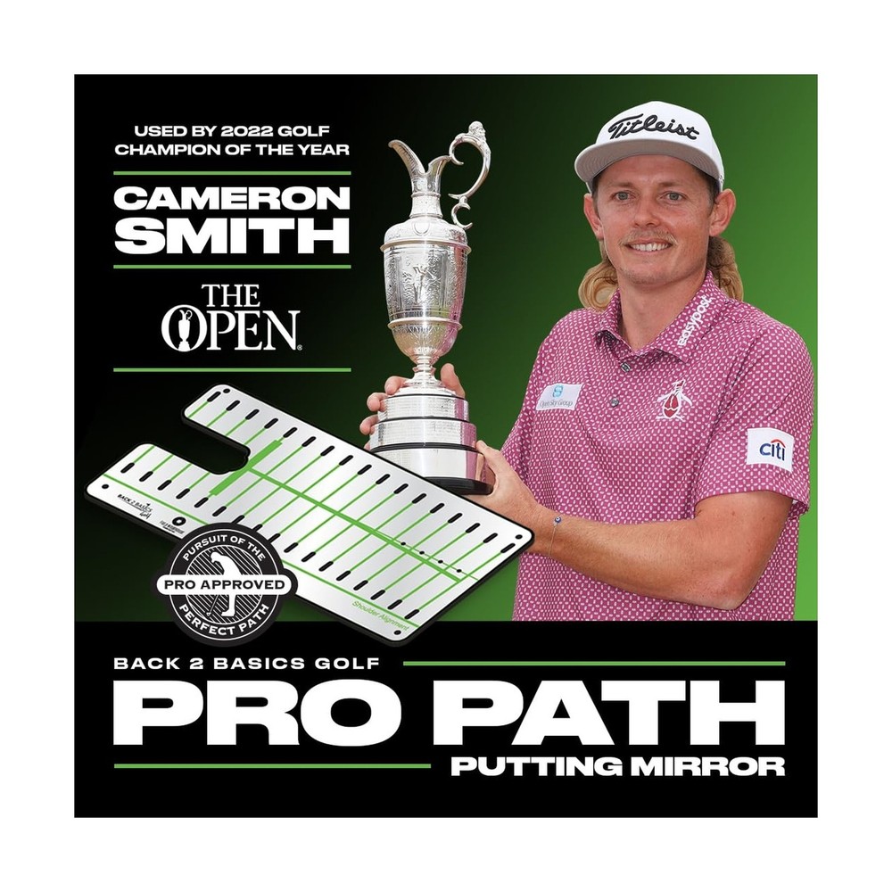 Maximize Your Golf Game: Pro Path Putting Mirror - Portable Training Aid - Pe...