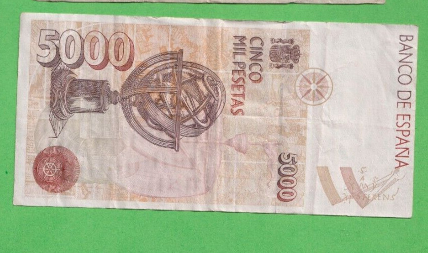 Spain - 1992 - 5000 Pesetas Banknote - from circulation