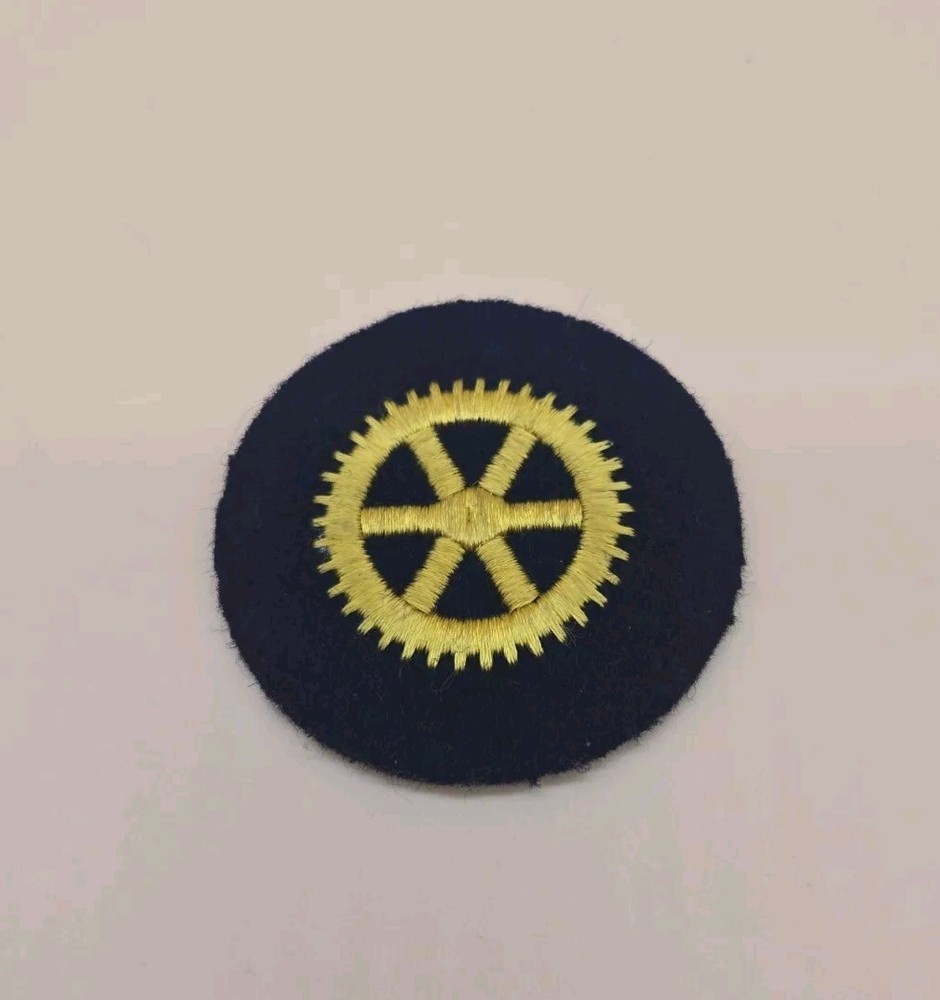 WWII German Kriegsmarine Machine Engineer sleeve insignia Original Patch Navy