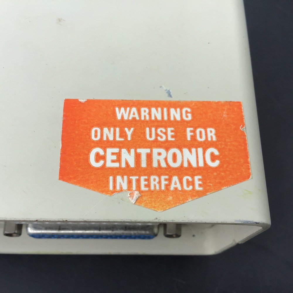 Vintage AS 4112 Computer to Printer Interface Auto Switch 4 Computers-1 Printer