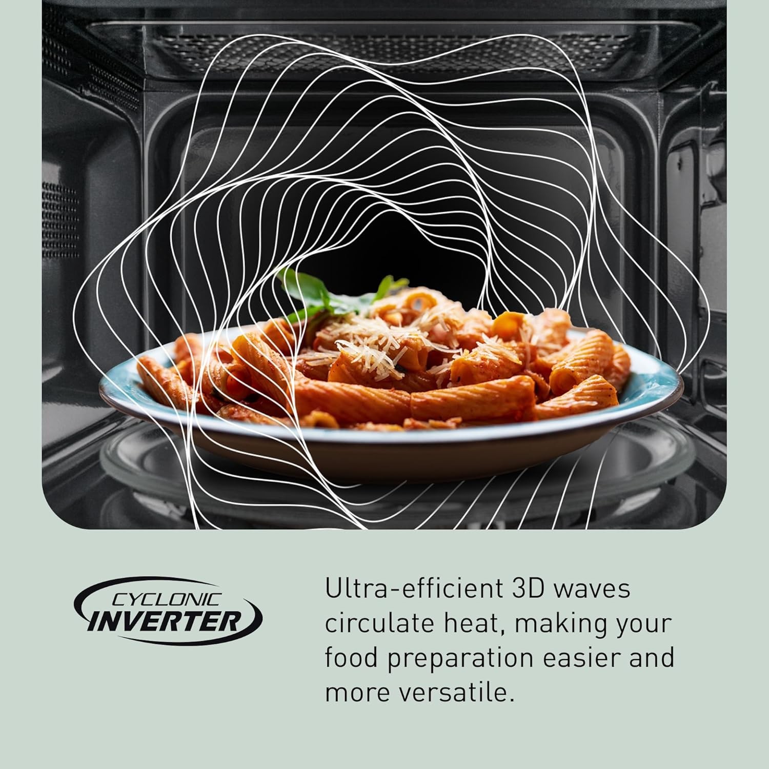 Panasonic 2.2 cu.ft. Countertop Microwave, Cyclonic Wave Inverter, Turntable NEW