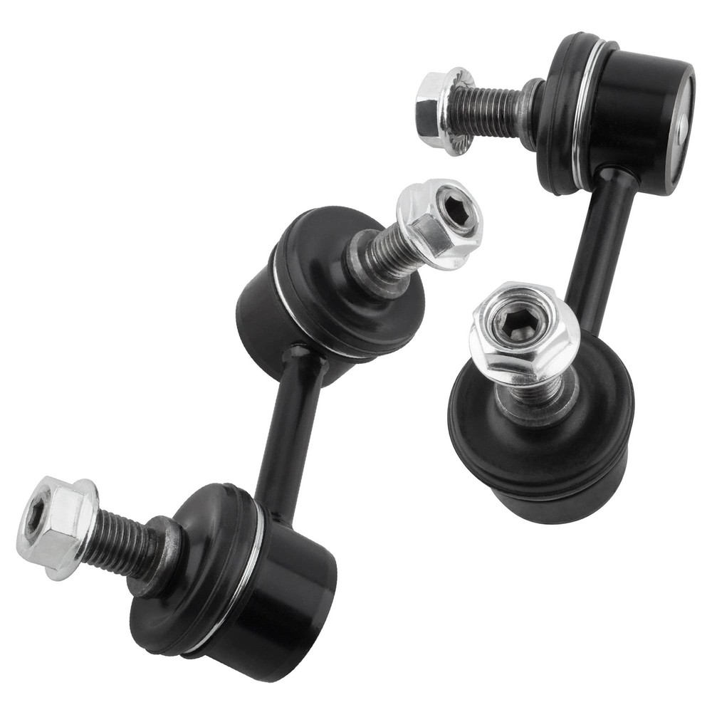 BOXI 8pcs Front & Rear Sway Bar End Link and Front Inner Outer TieRod Kit Fit...