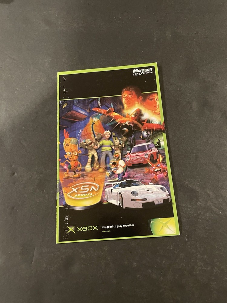 Xbox Microsoft games advertisement insert