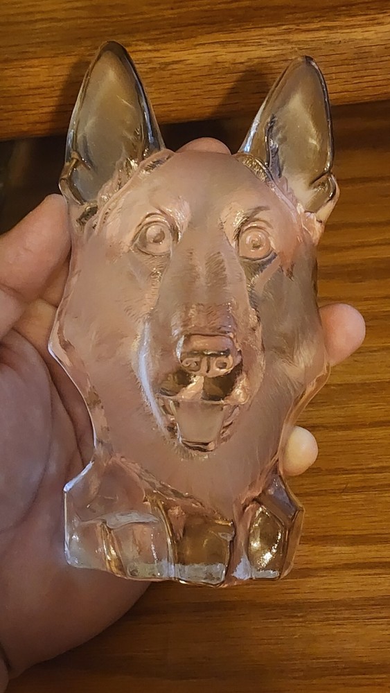 German Shepard 7' Glass Decor
